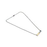 Polished Blank Stainless Steel Bar Necklace