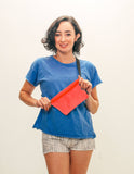 83753: Fanny Pack | Ultra-Slim | Corduroy Orange