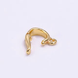 14K Gold Filled 10mm Mini Snap Latch Bail Minimalist Findings | Z698