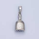 24K Gold Filled Tequila Bottle Drink Pendant in Gold & Silver | I858