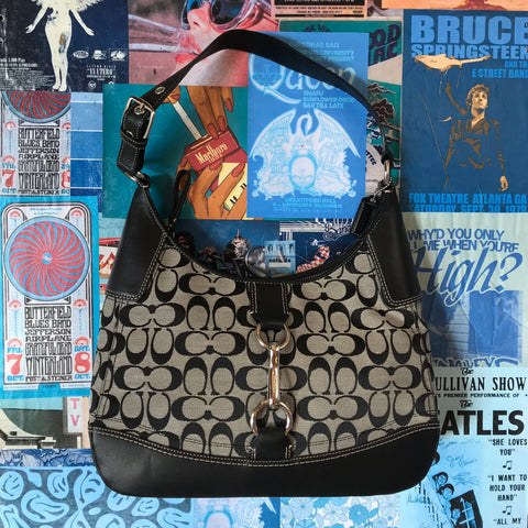 Black coach purse